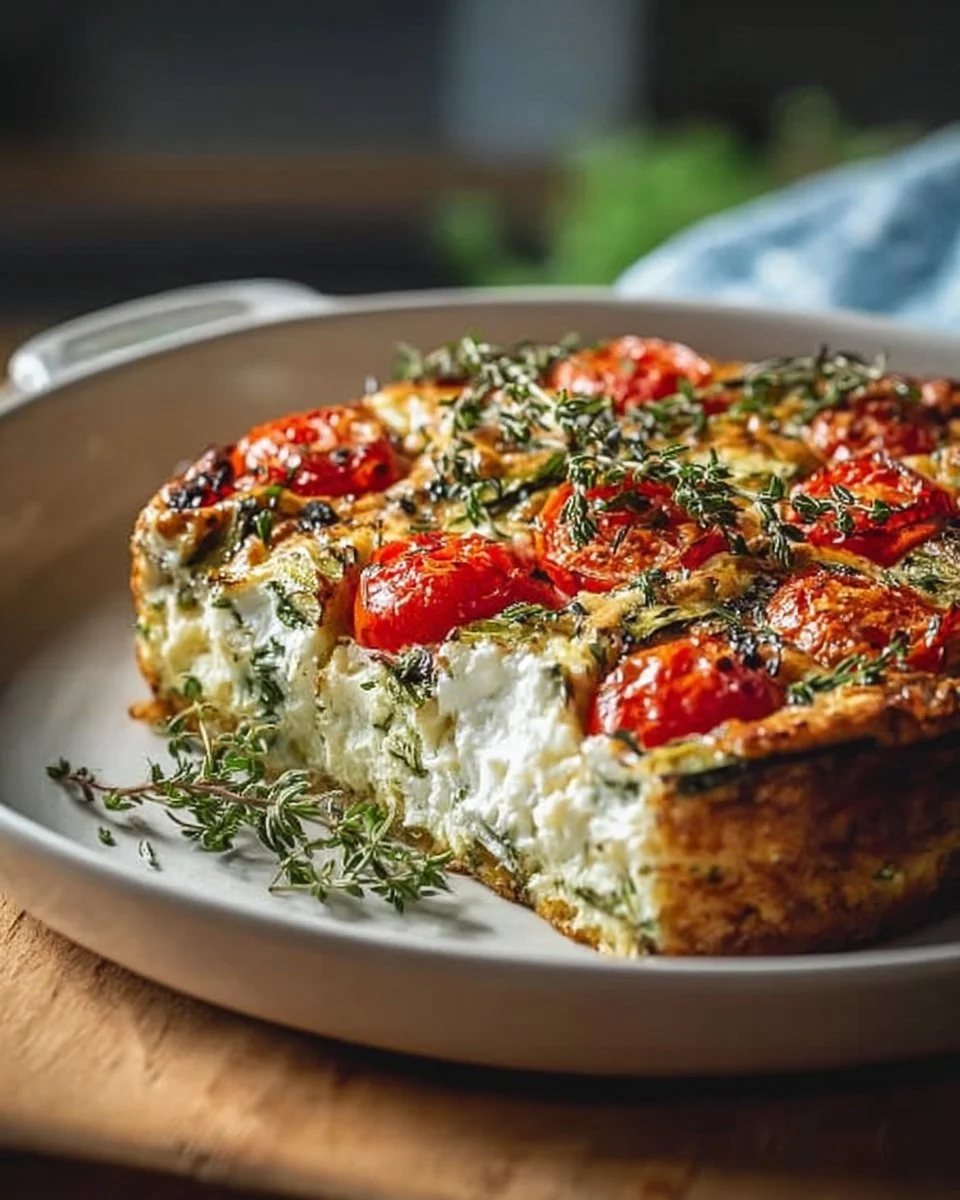 PowerPacked HighProtein Cottage Cheese Veggie Bake Recipe