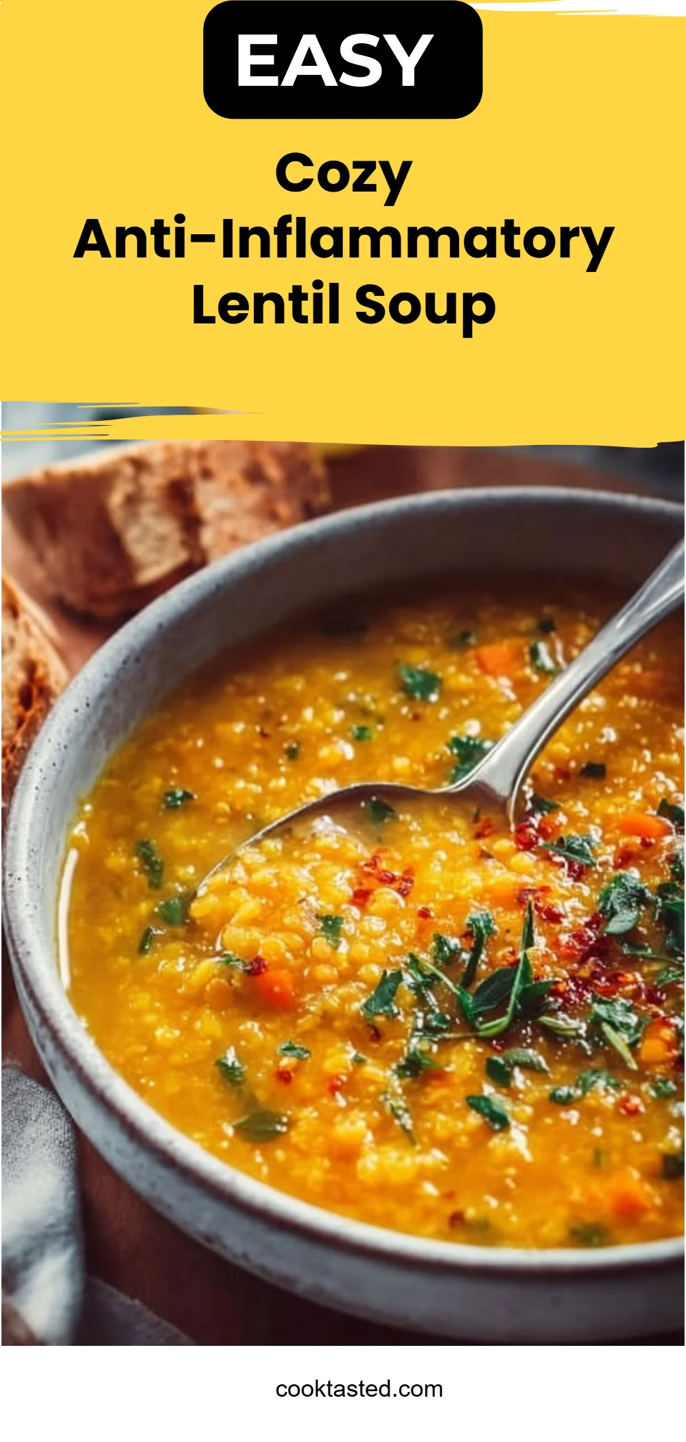 Cozy Anti-Inflammatory Lentil Soup