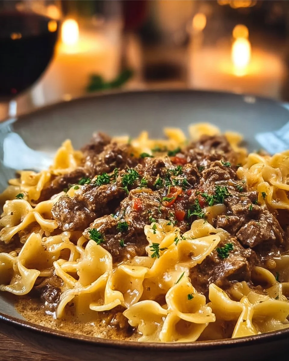 Creamy Beef Pasta