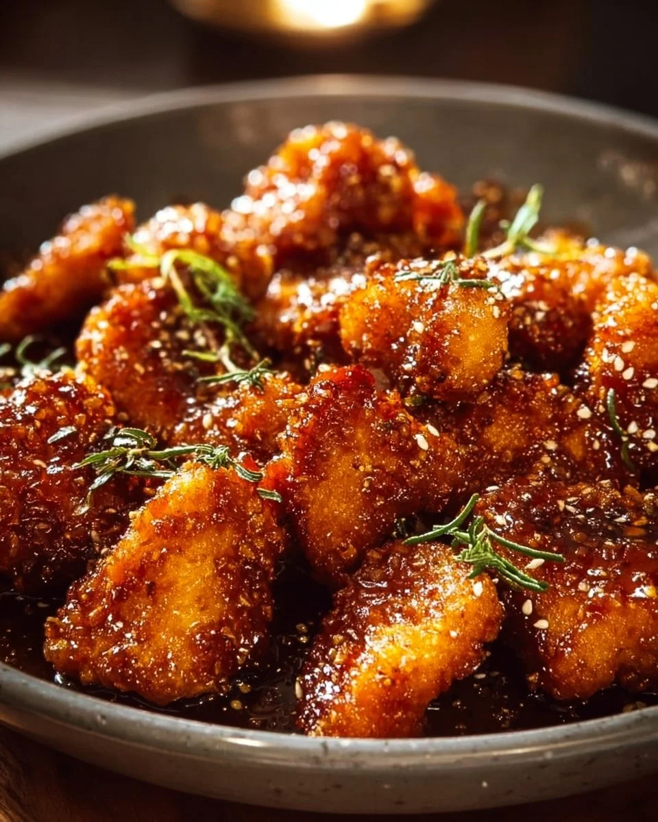 Crunchy Hot Honey Chicken - Sweet Spicy Crispy Meal