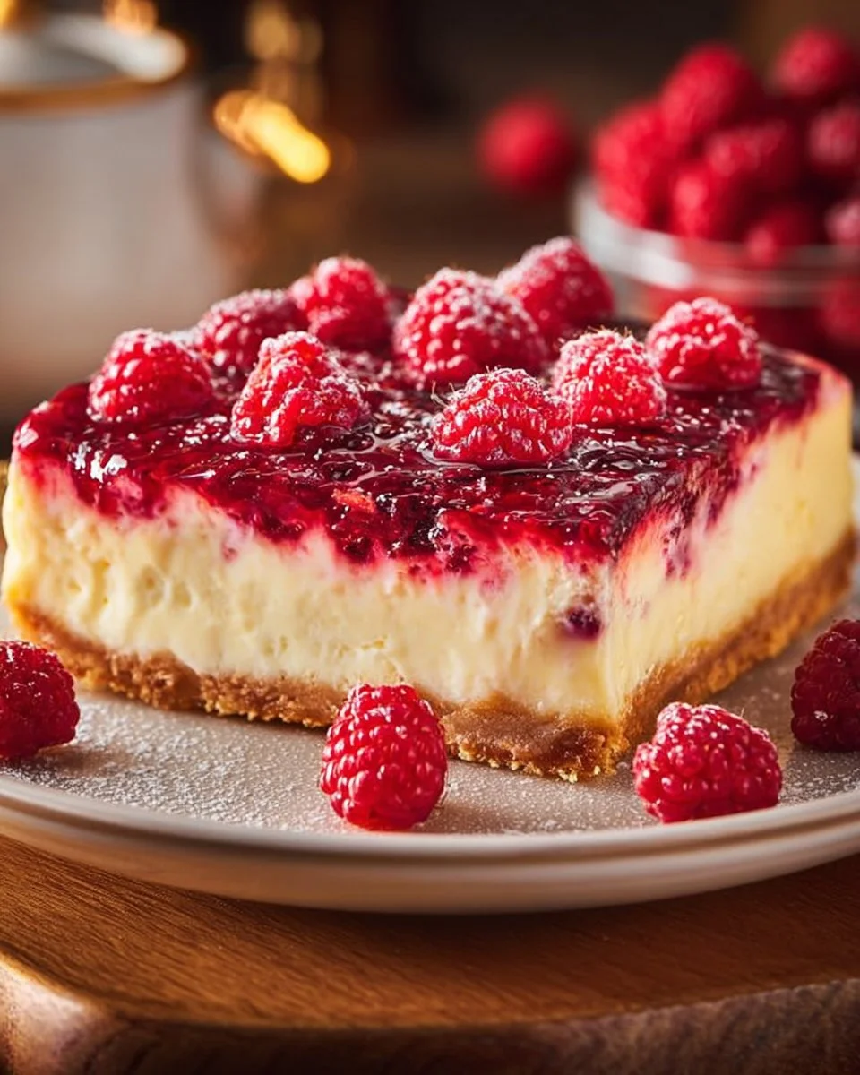 Dreamy Raspberry Cheesecake