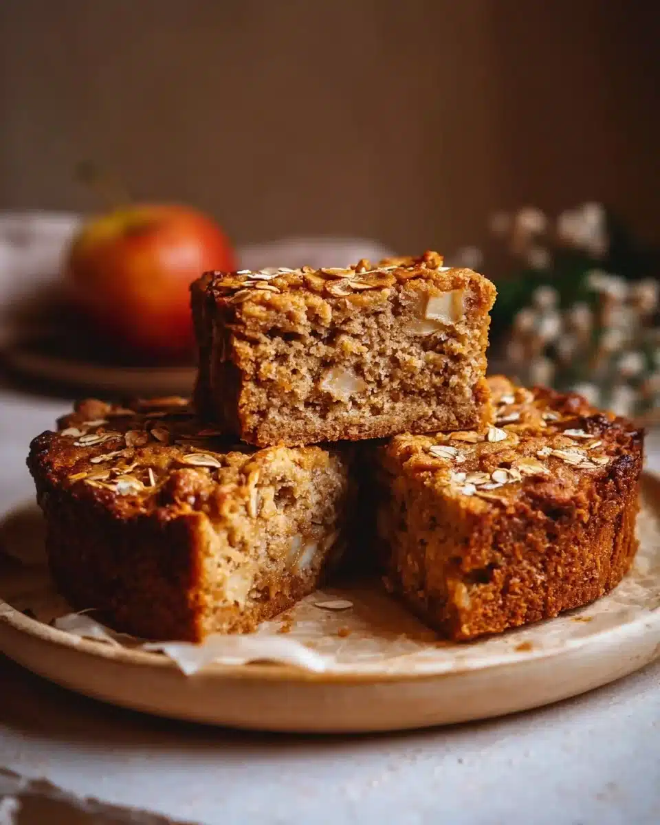 Easy Breakfast Oatmeal Apple Cake – Healthy & Quick Treat
