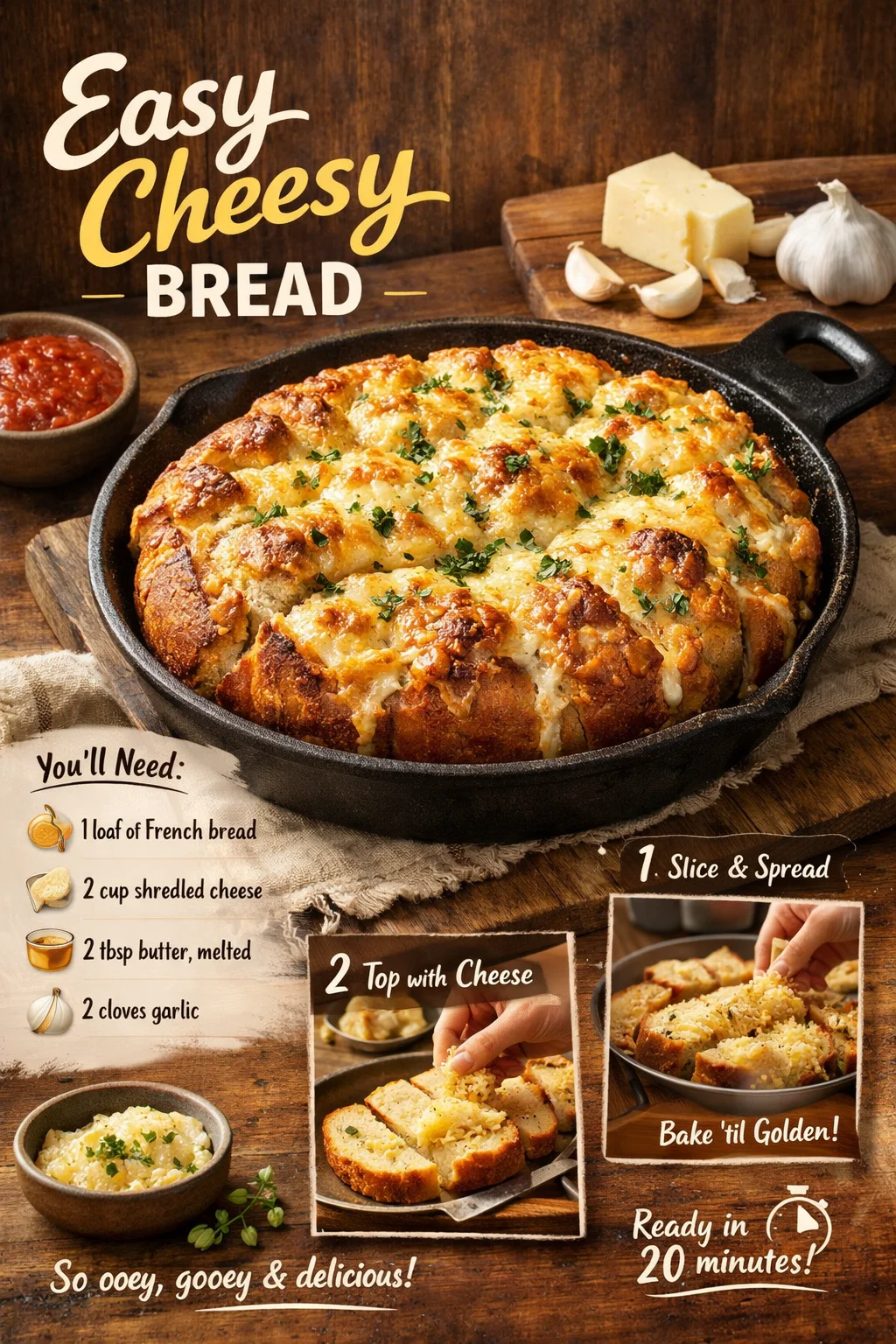 Easy Cheesy Bread