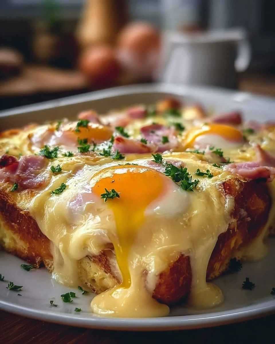 Eggs Benedict Casserole Bake