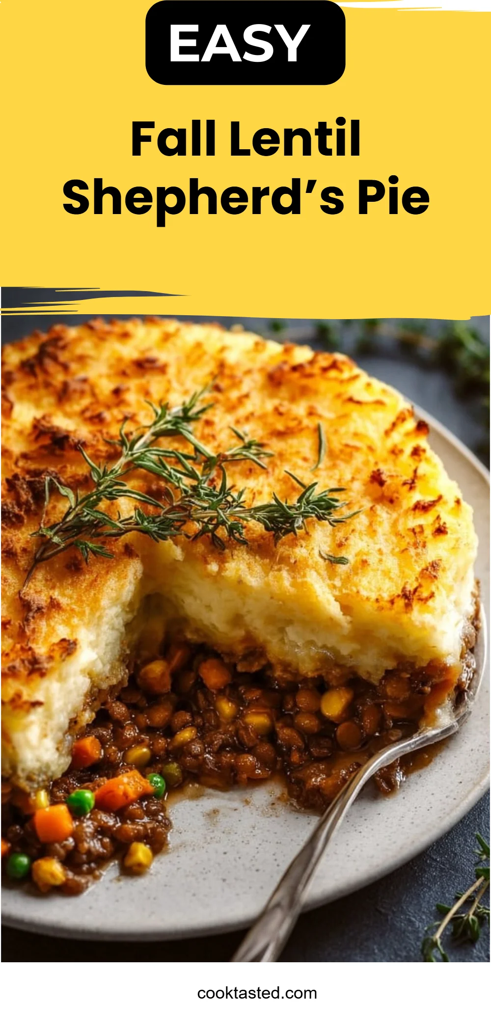 Fall Lentil Shepherd’s Pie