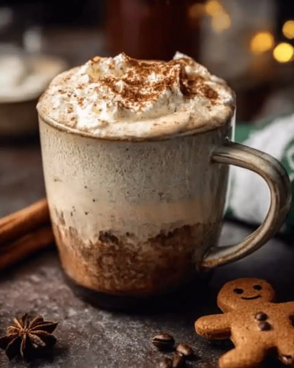 Gingerbread Oatmilk Chai Tea Latte - Starbucks Copycat