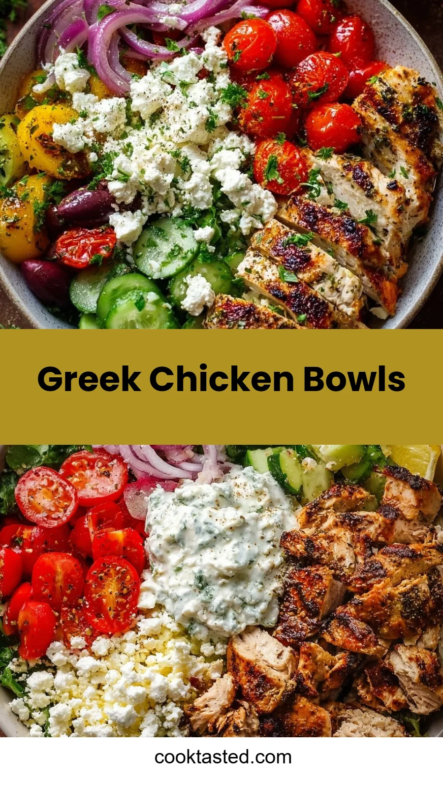 Greek Chicken Bowls