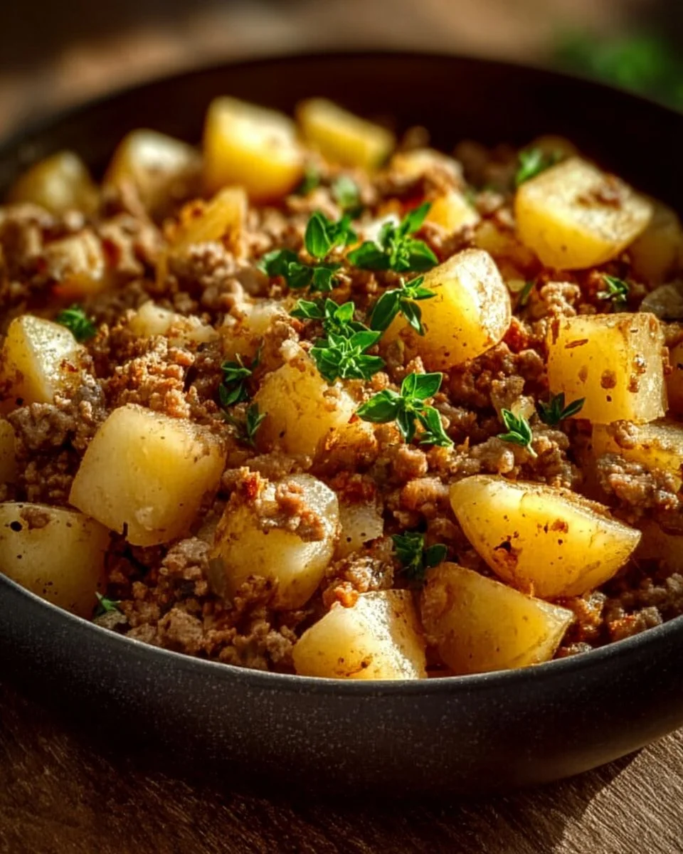 Ground Turkey with Potatoes