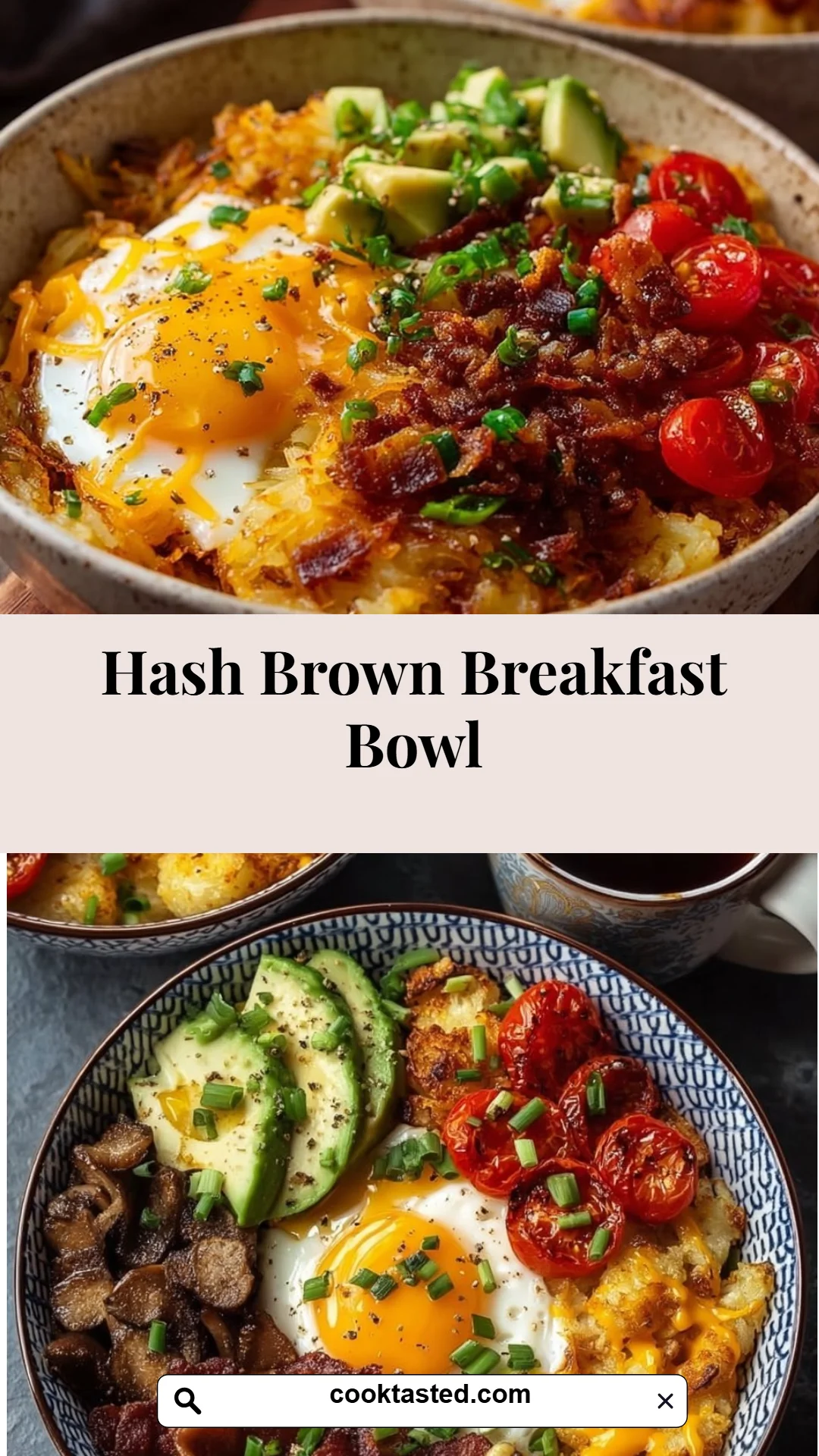 Hash Brown Breakfast Bowl