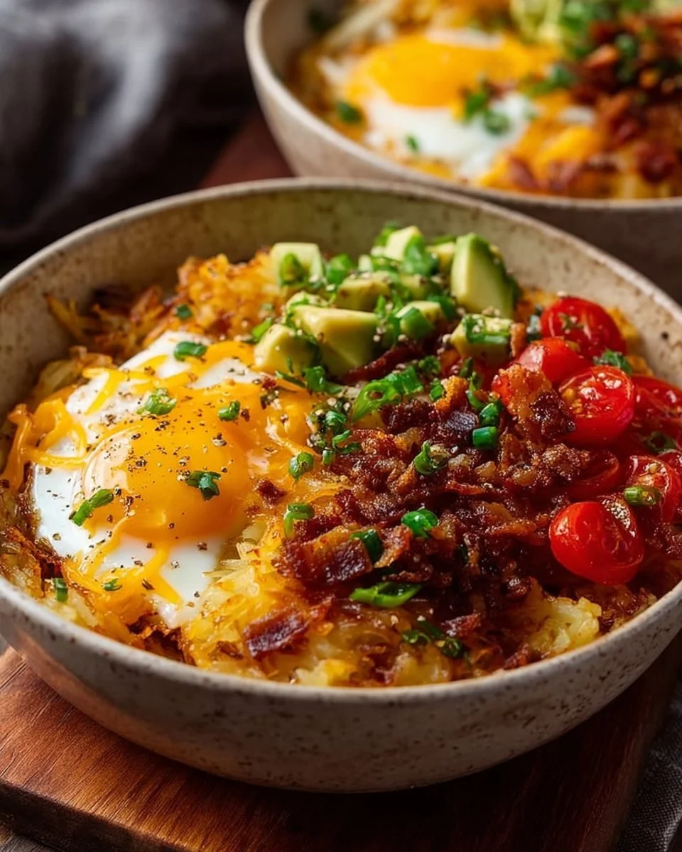 Hash Brown Breakfast Bowls