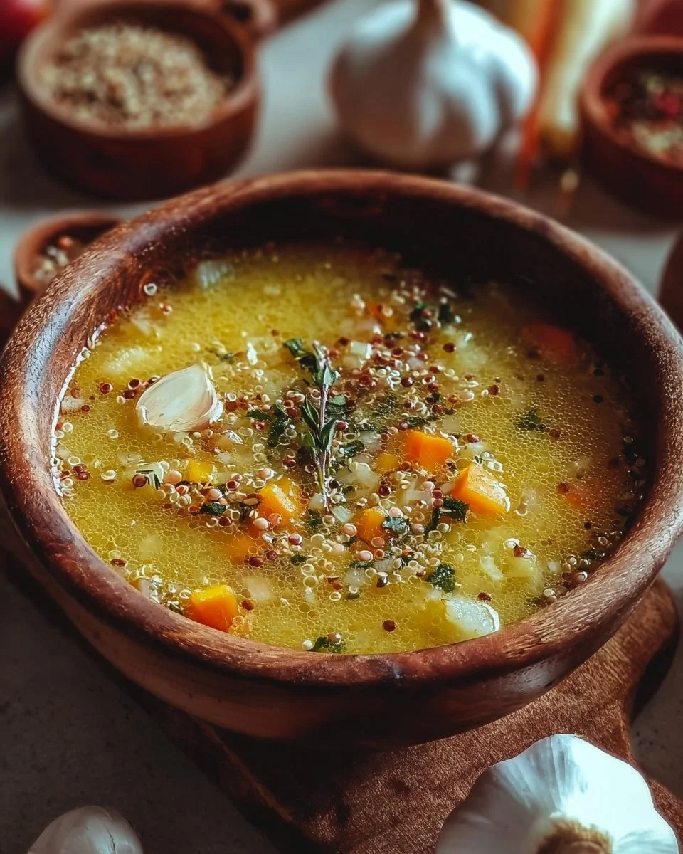 Healing Garlic Soup for Colds - theamazingfood