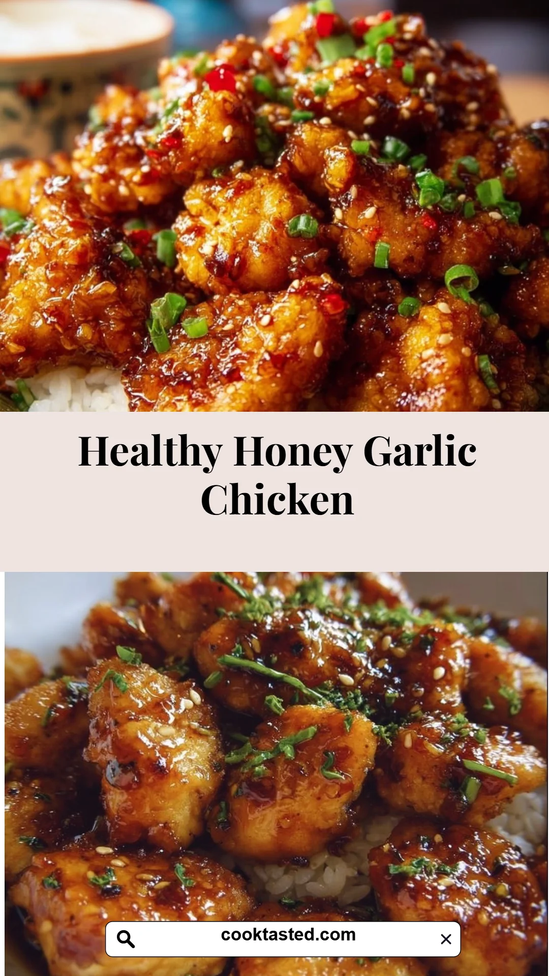 Healthy Honey Garlic Chicken