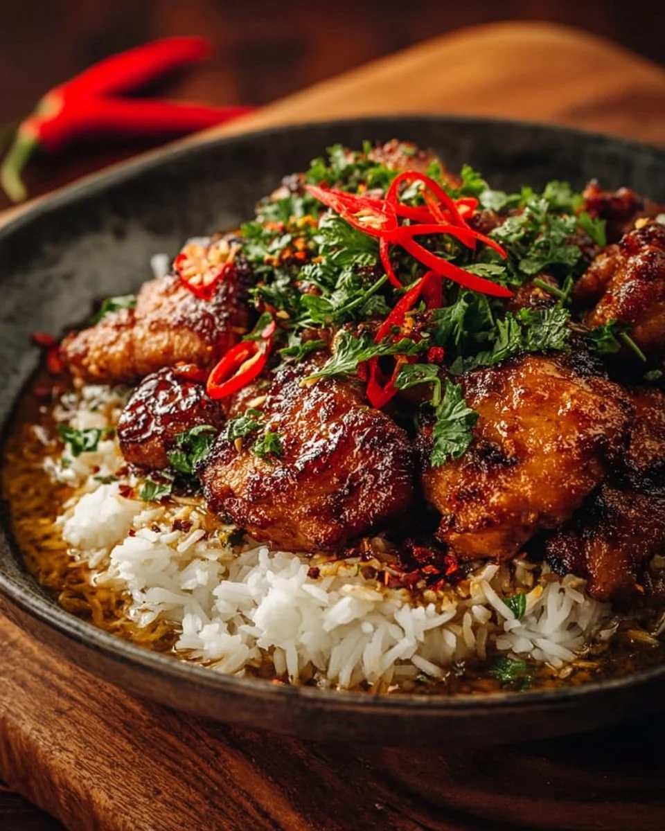 Honey Chili Coconut Chicken