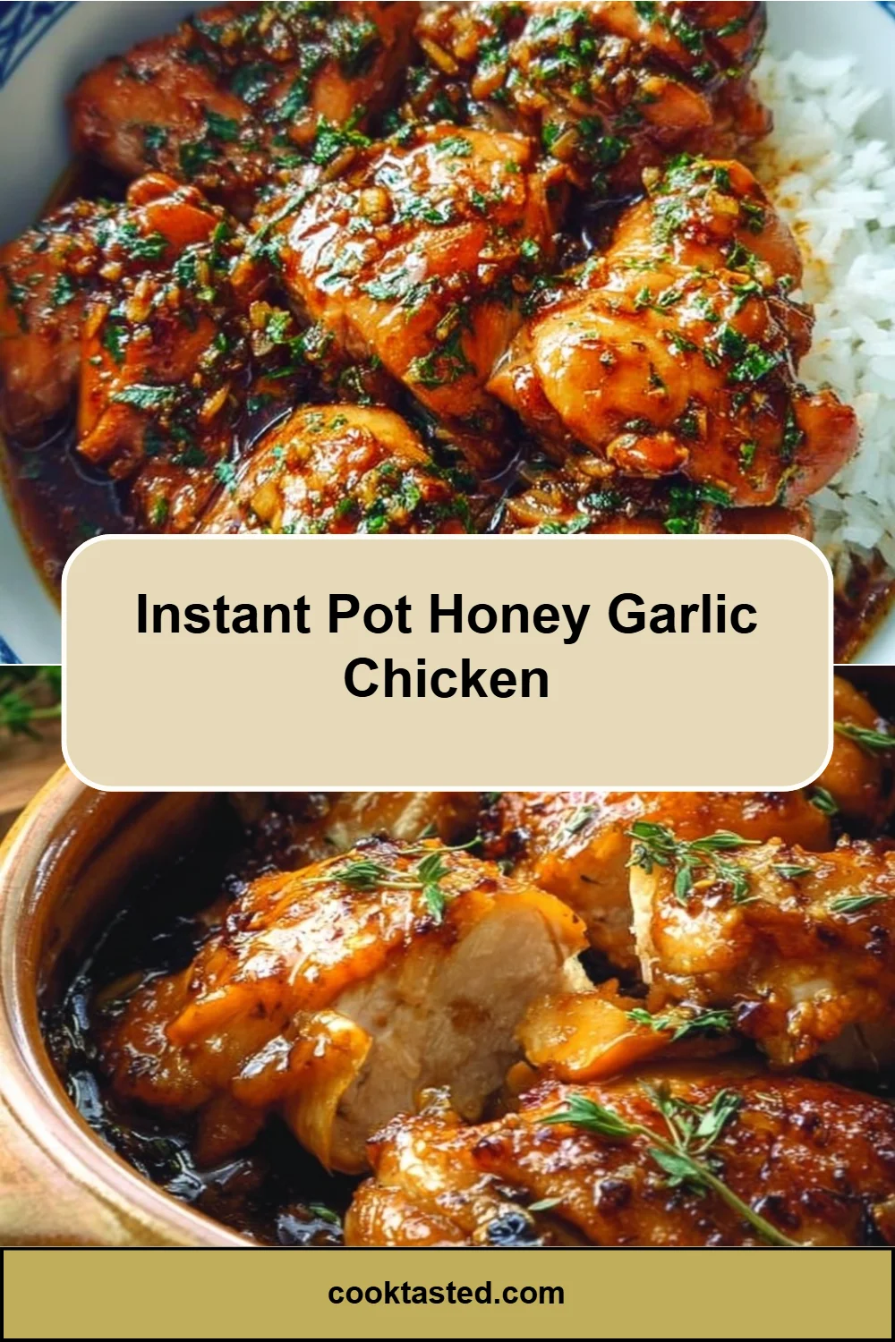 Instant Pot Honey Garlic Chicken