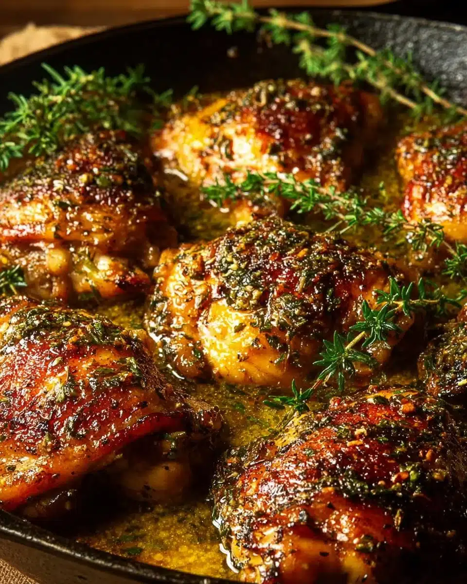 Juicy Garlic Butter Chicken Thighs: A Flavorful Delight
