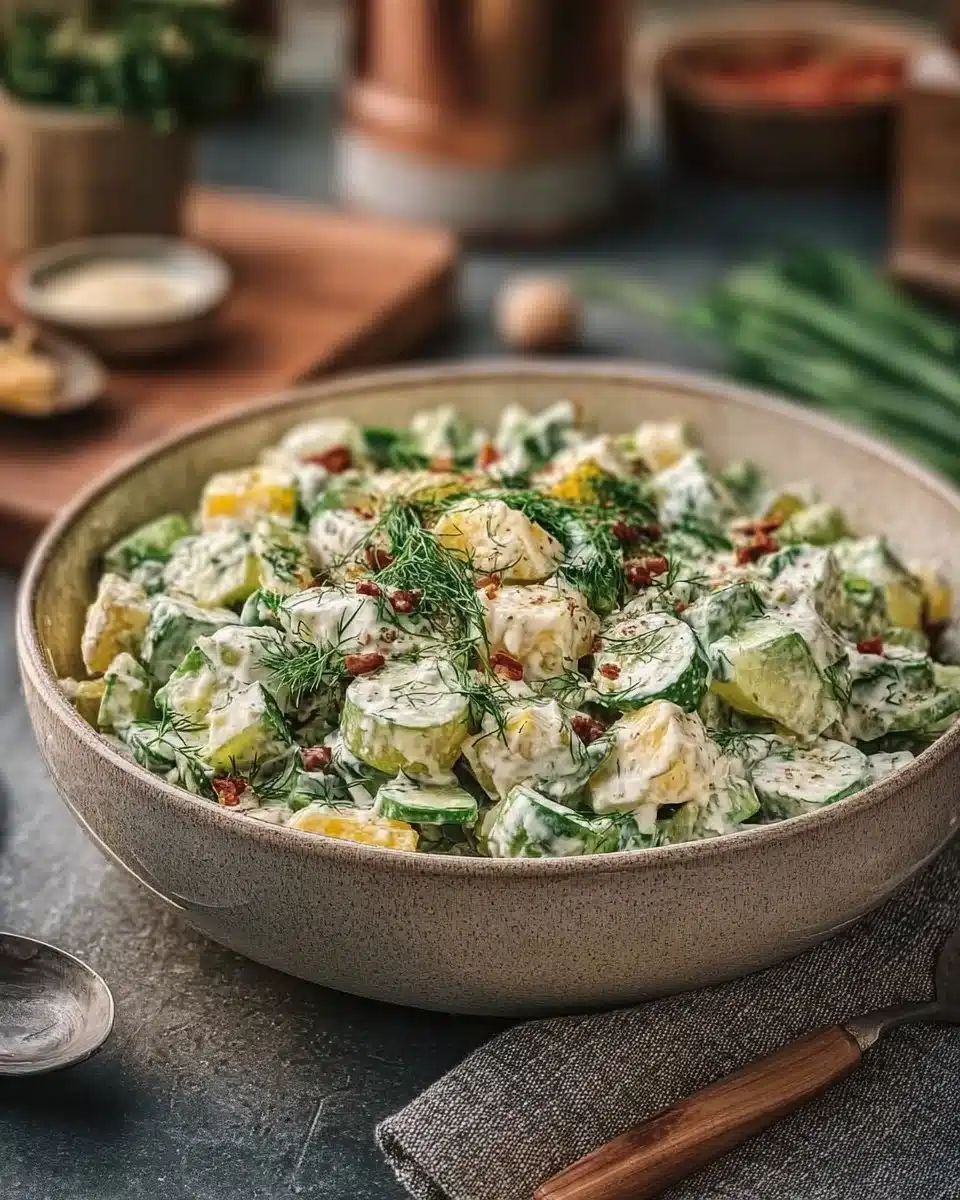 Keto Cucumber Ranch Crack Salad