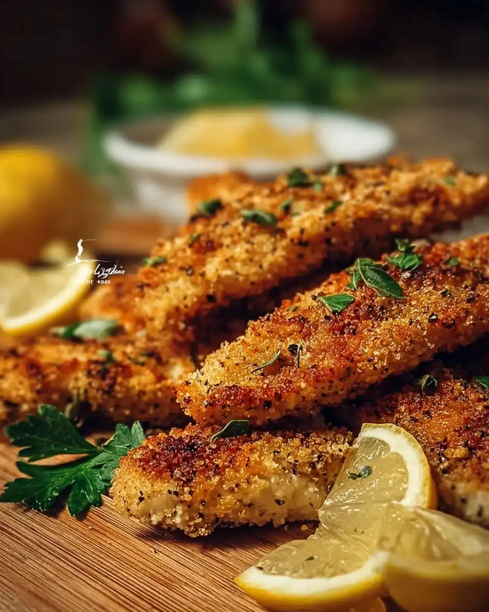 Lemon Parmesan Chicken Tenders