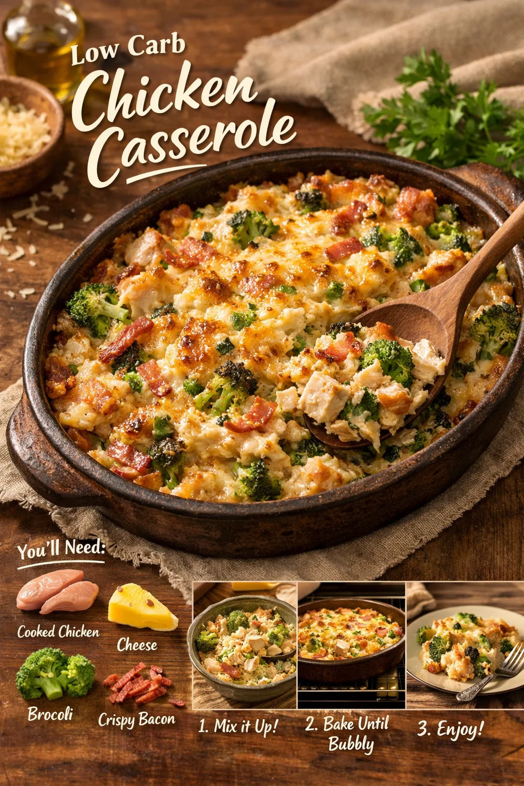 Low Carb Chicken Casserole