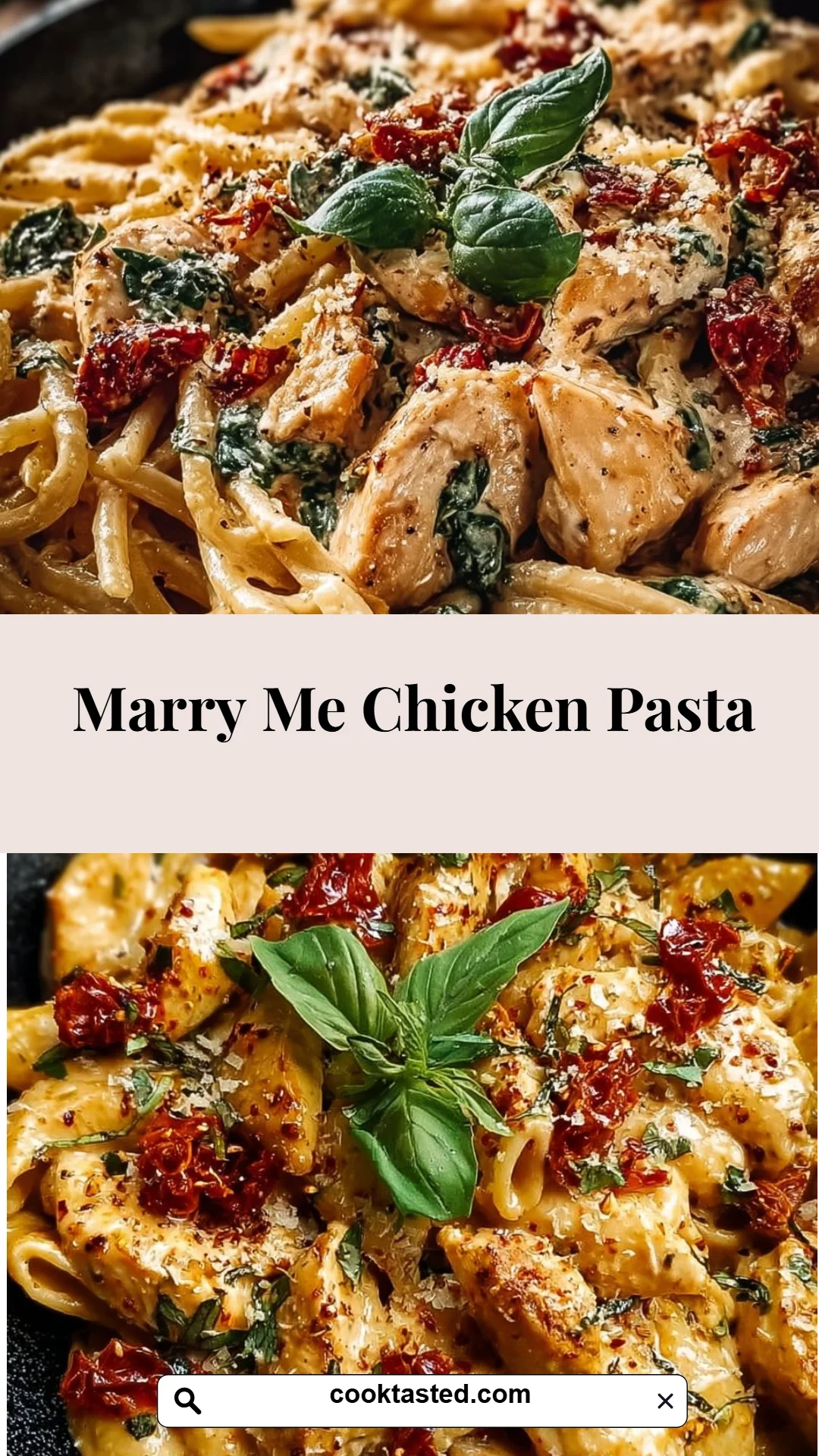 Marry Me Chicken Pasta