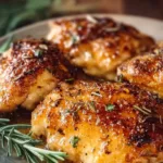 Delicious Melt In Your Mouth Chicken dish served with herbs and spices