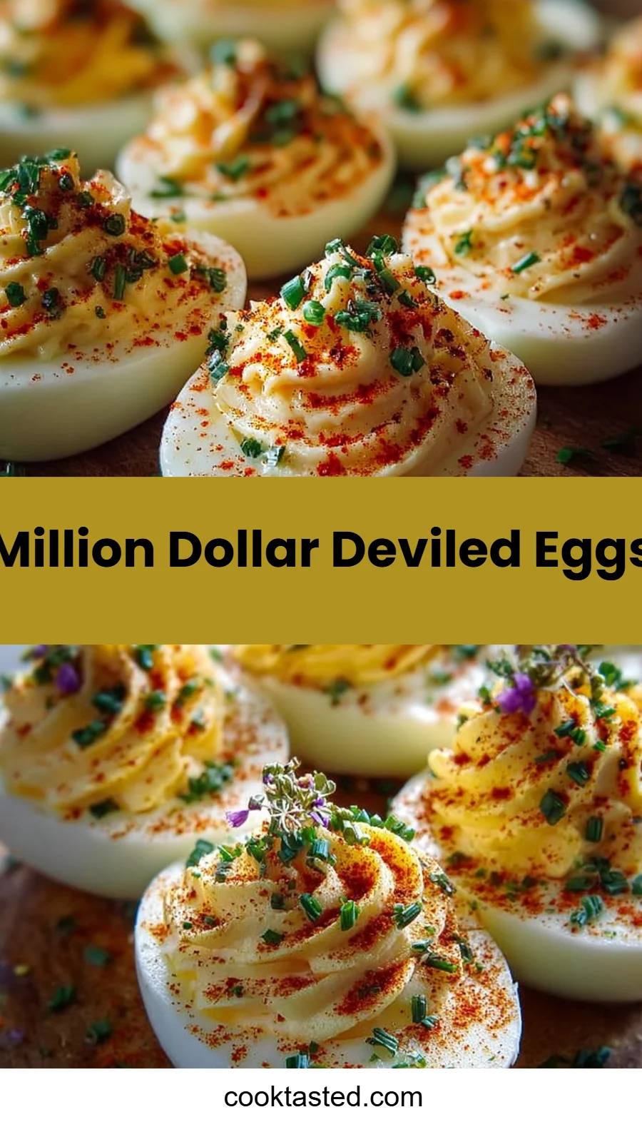 Million Dollar Deviled Eggs