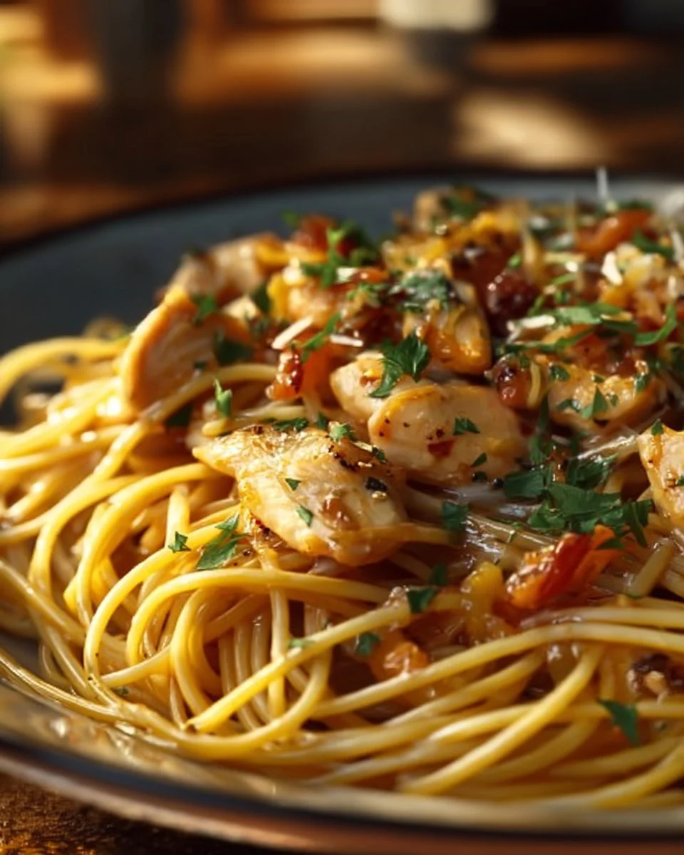 Monterey Chicken Spaghetti