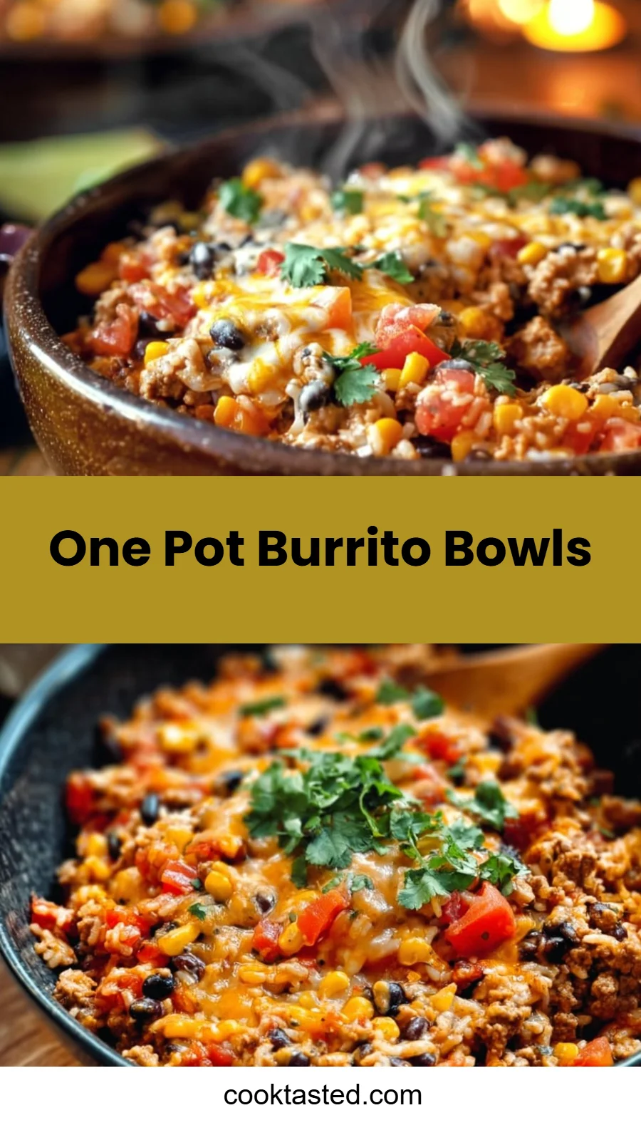One Pot Burrito Bowls