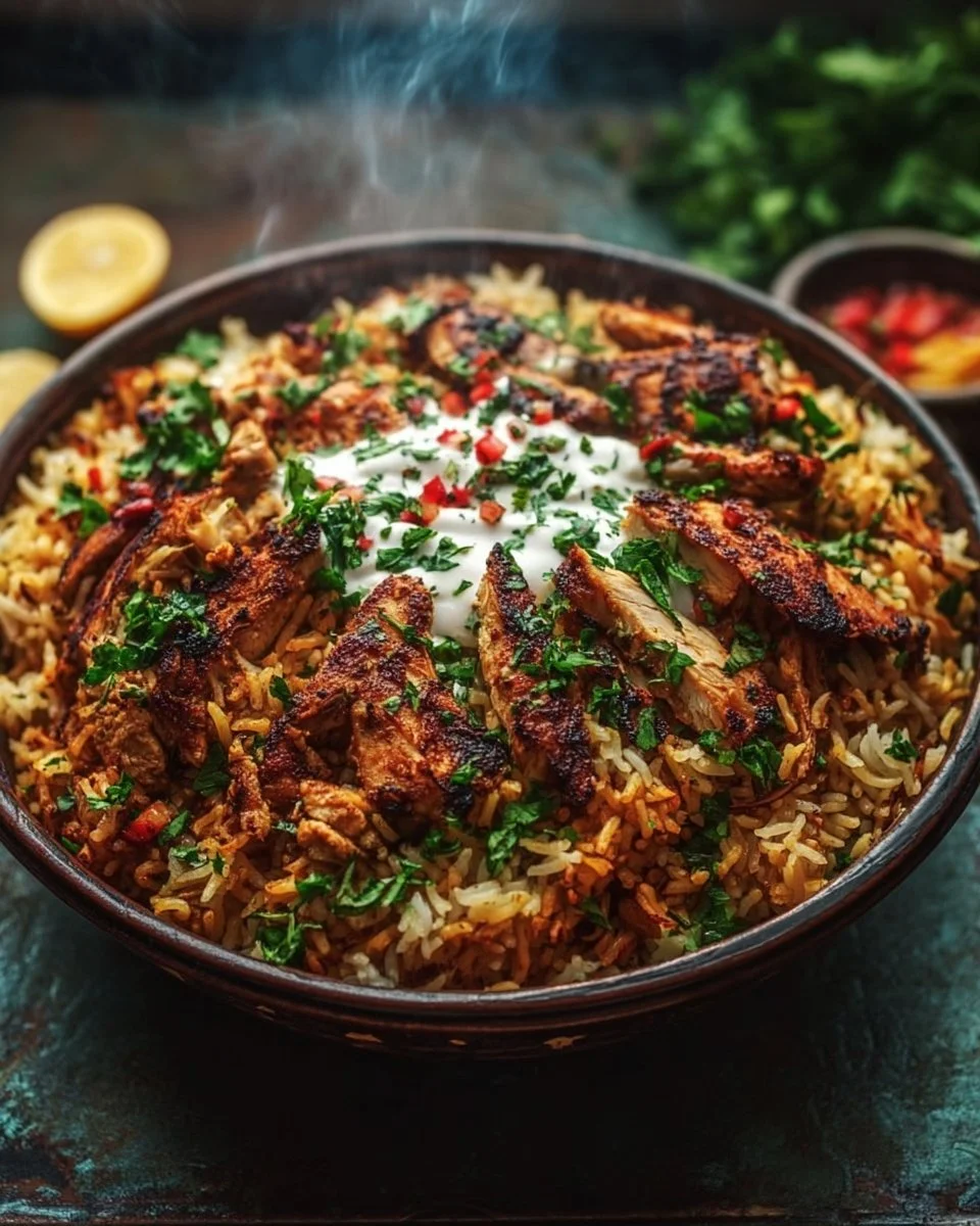 One Pot Chicken Shawarma Rice