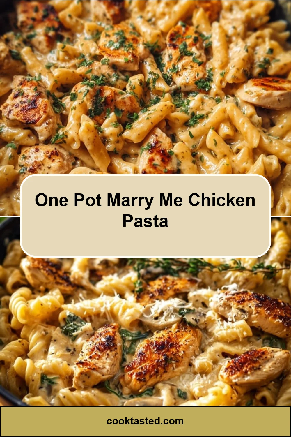 One Pot Marry Me Chicken Pasta