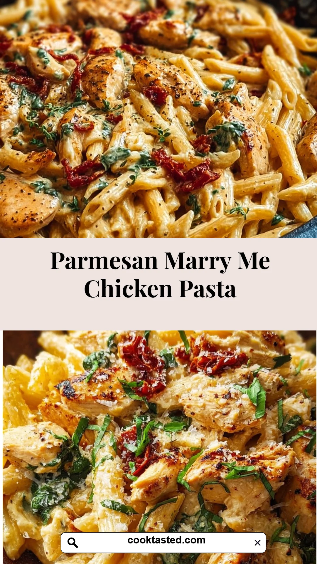 Parmesan Marry Me Chicken Pasta