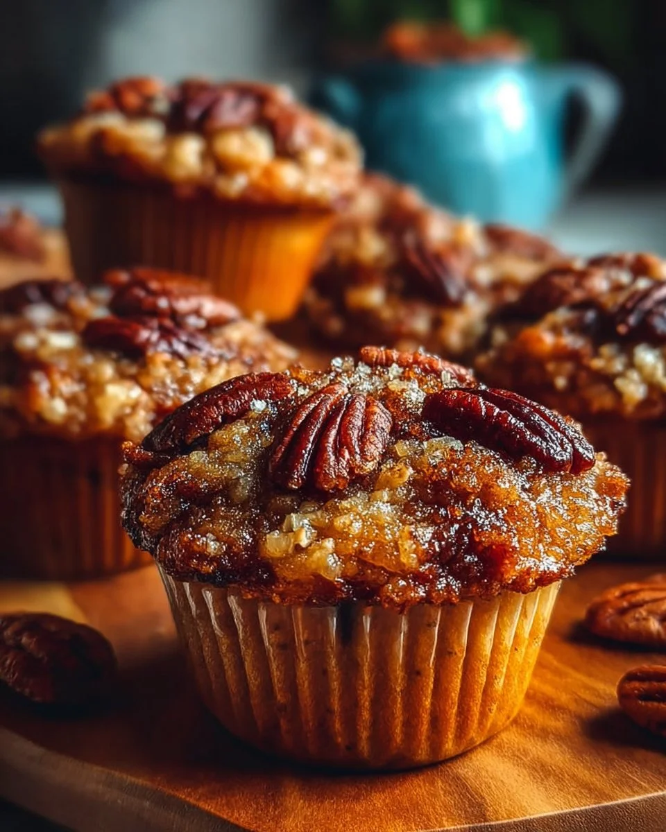 Pecan Pie Brown Sugar Muffins