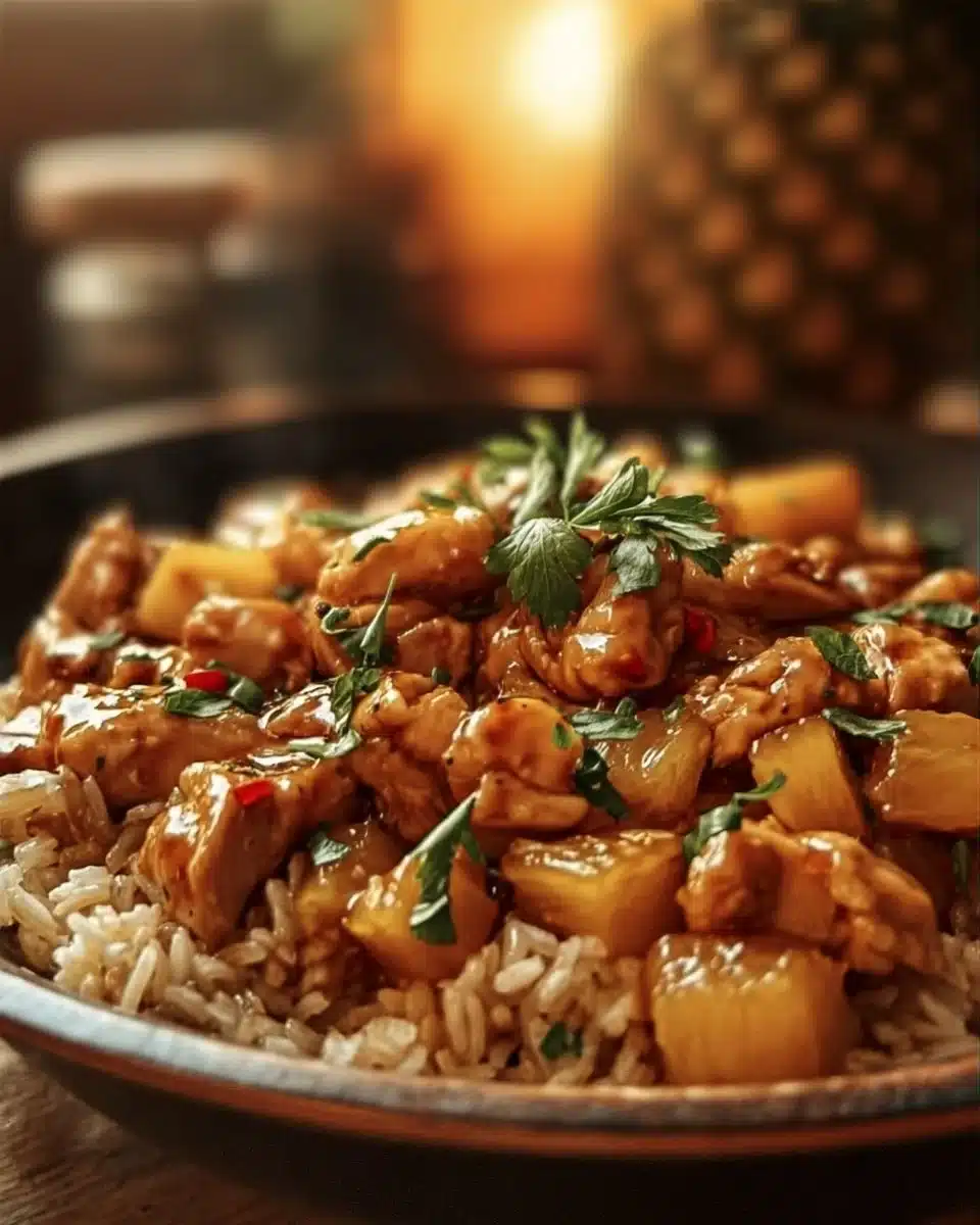 Pineapple Chicken and Rice: Sweet, Savory, Effortlessly Easy