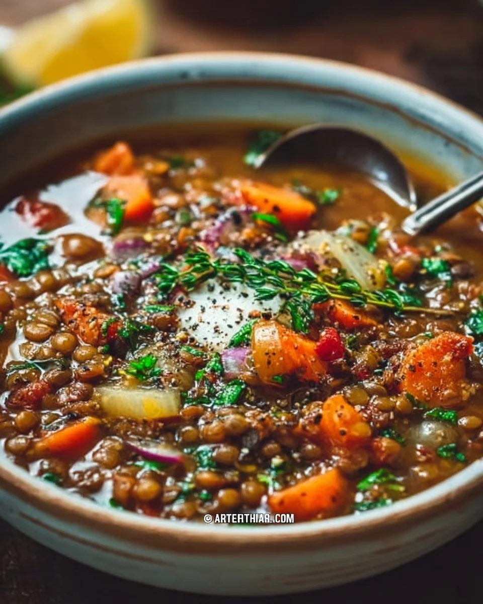 Quick Mediterranean Lentils Soup – Healthy, Hearty, and Fast