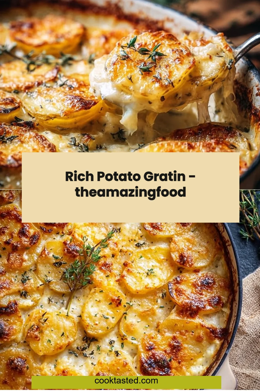 Rich Potato Gratin - theamazingfood