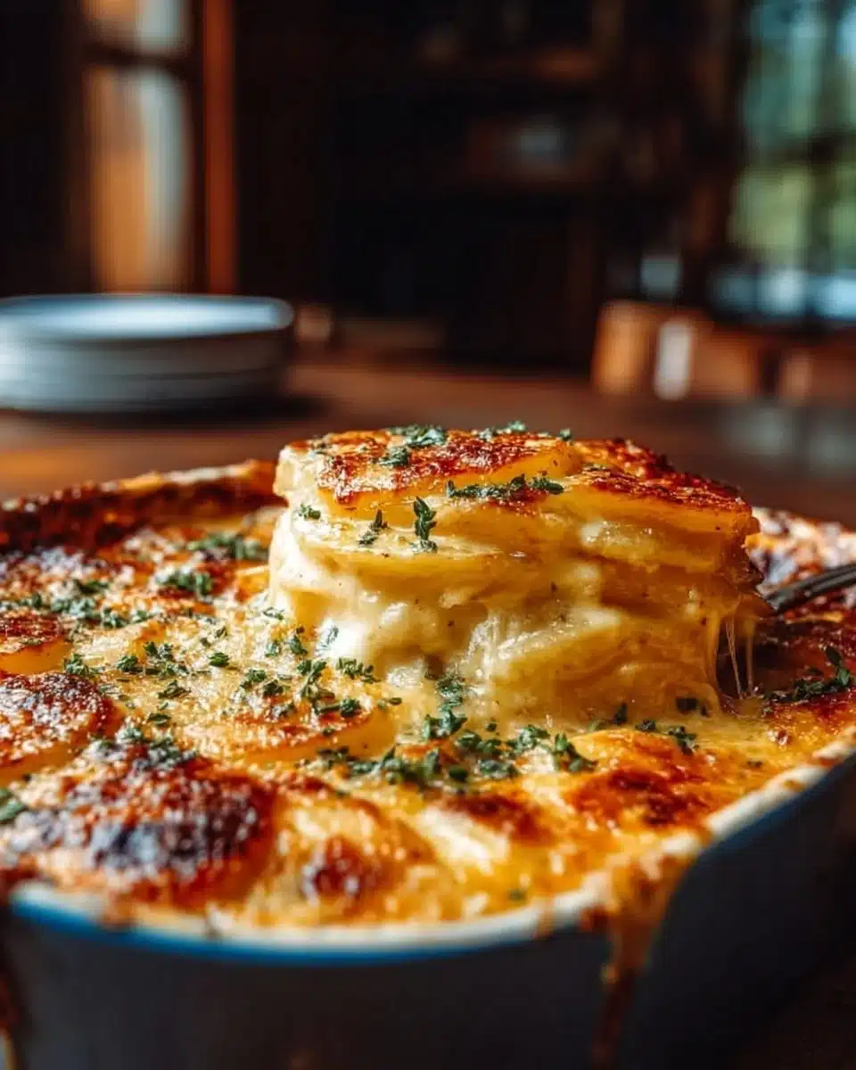 Ruth’s Chris Creamy Cheddar Potato Bake