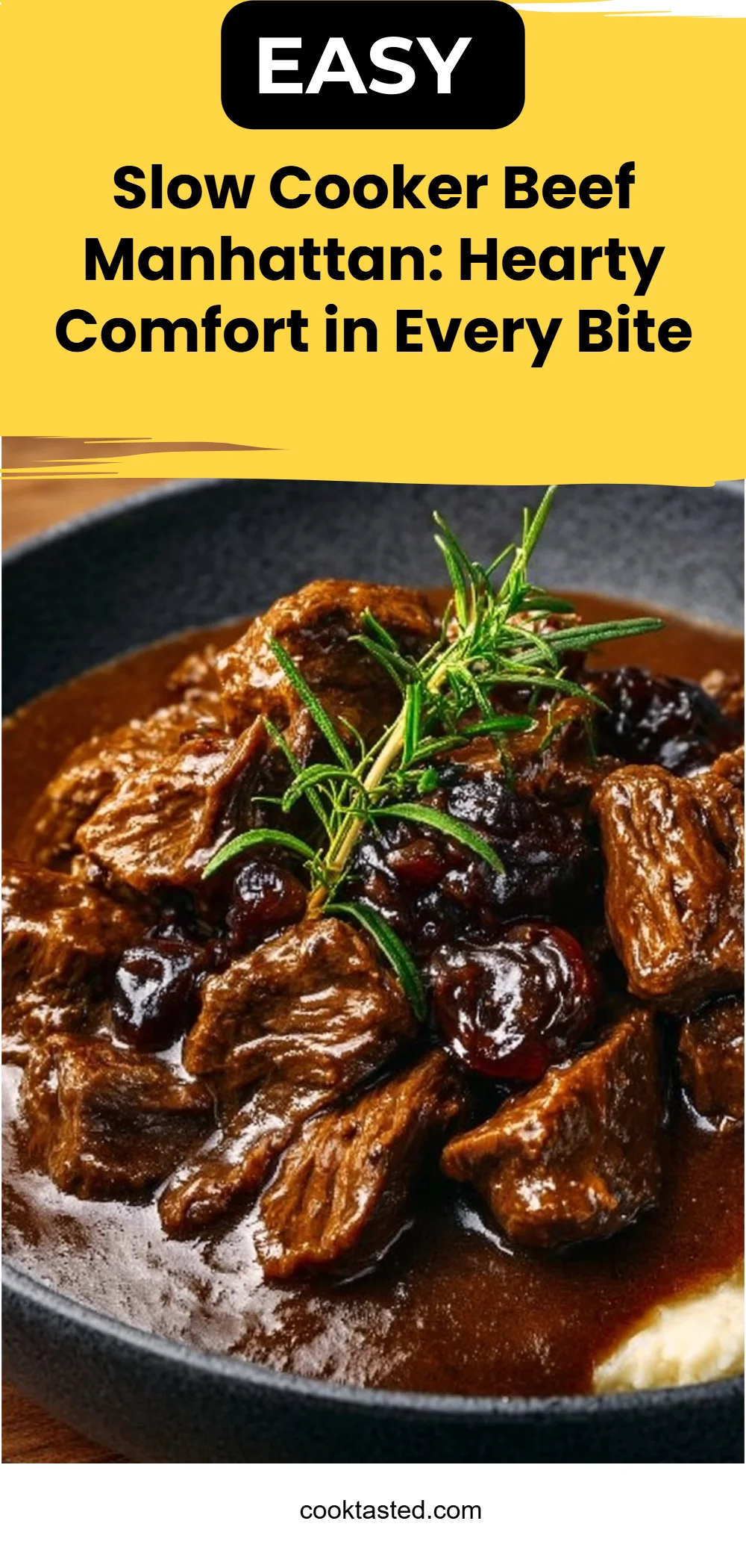 Slow Cooker Beef Manhattan: Hearty Comfort in Every Bite