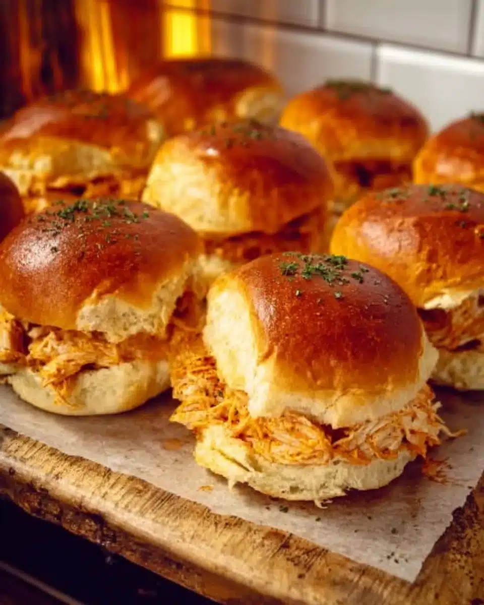Spicy Buffalo Chicken Sliders