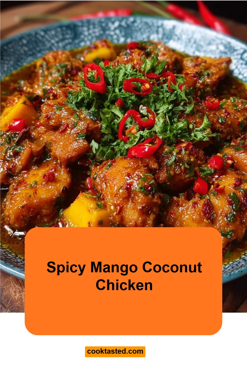 Spicy Mango Coconut Chicken
