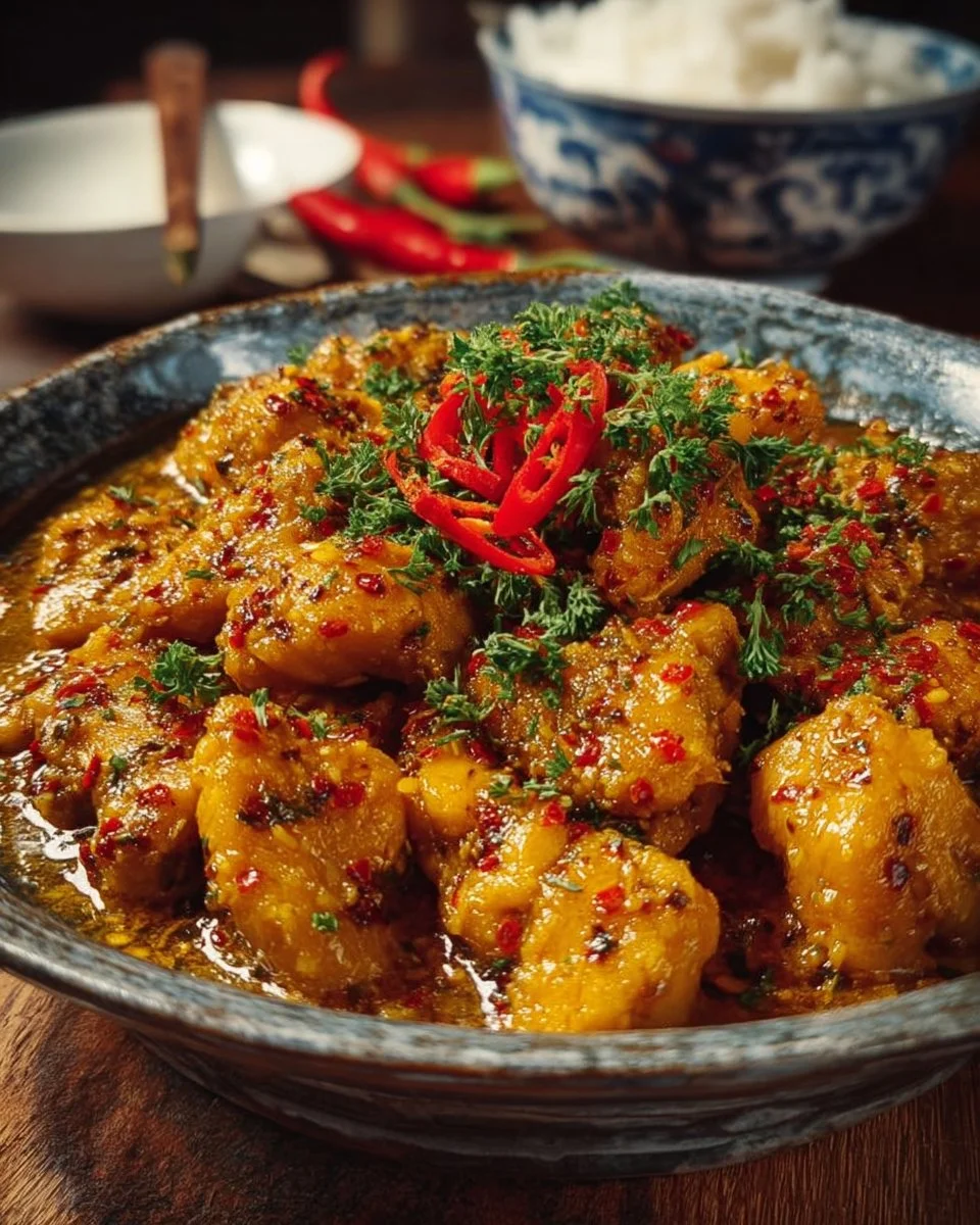 Spicy Mango Coconut Chicken