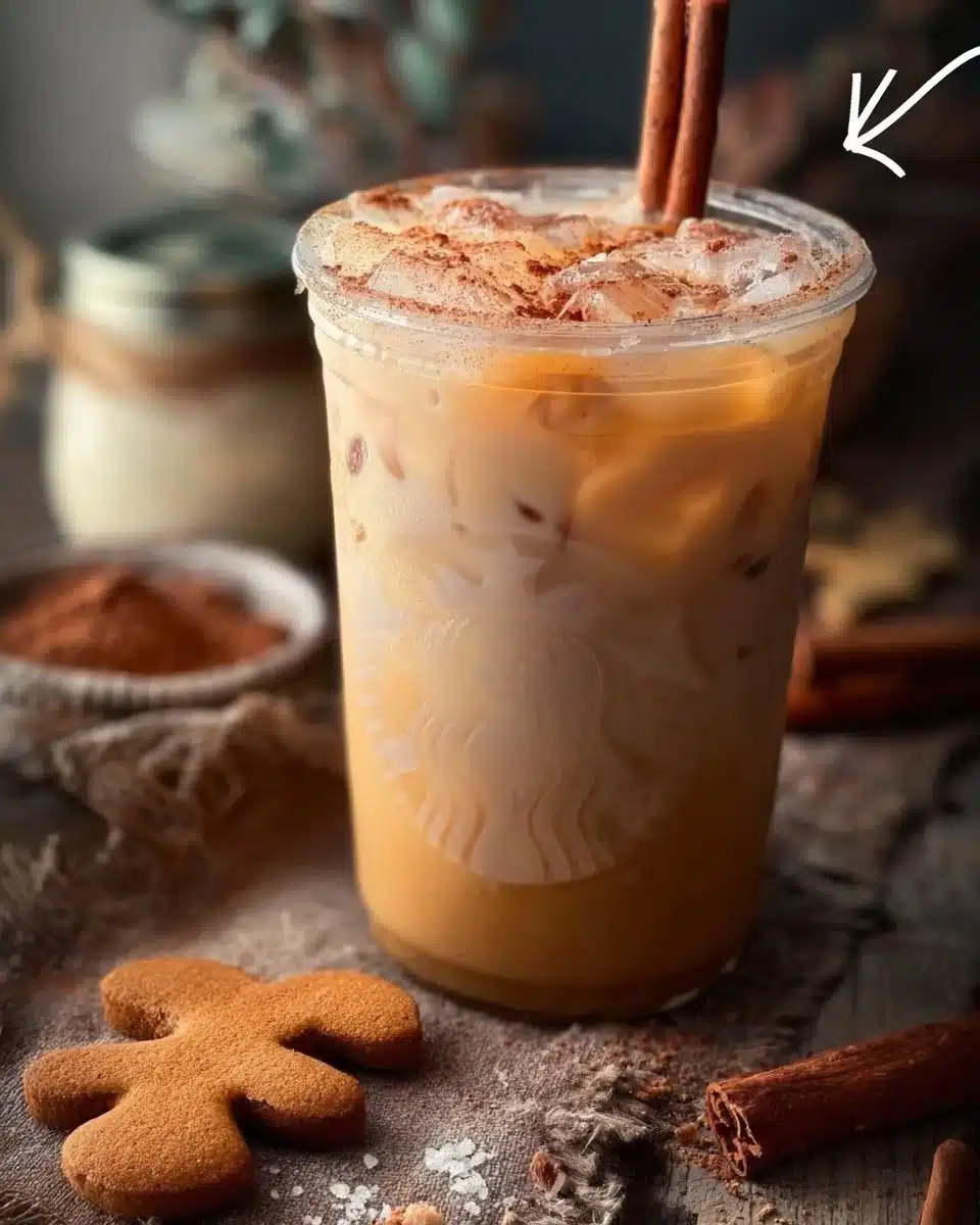 Starbucks Iced Gingerbread Chai Tea Latte