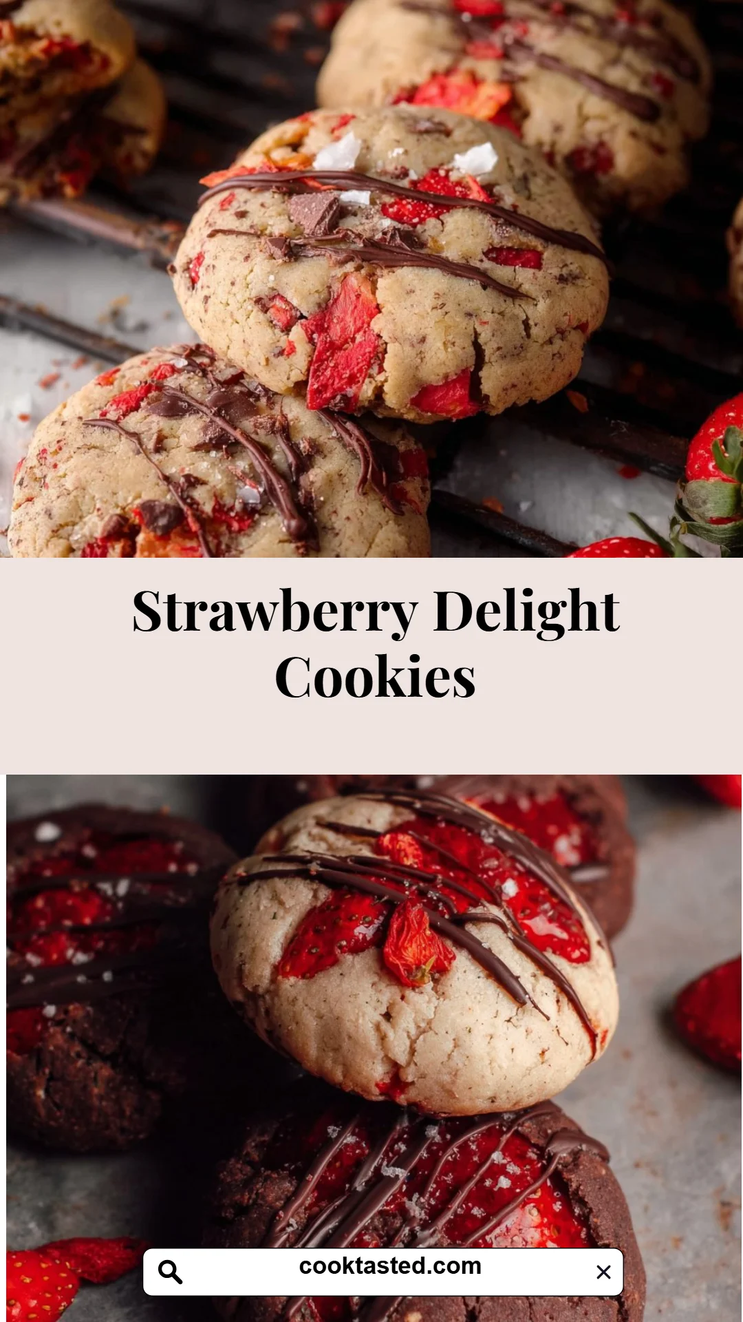 Strawberry Delight Cookies