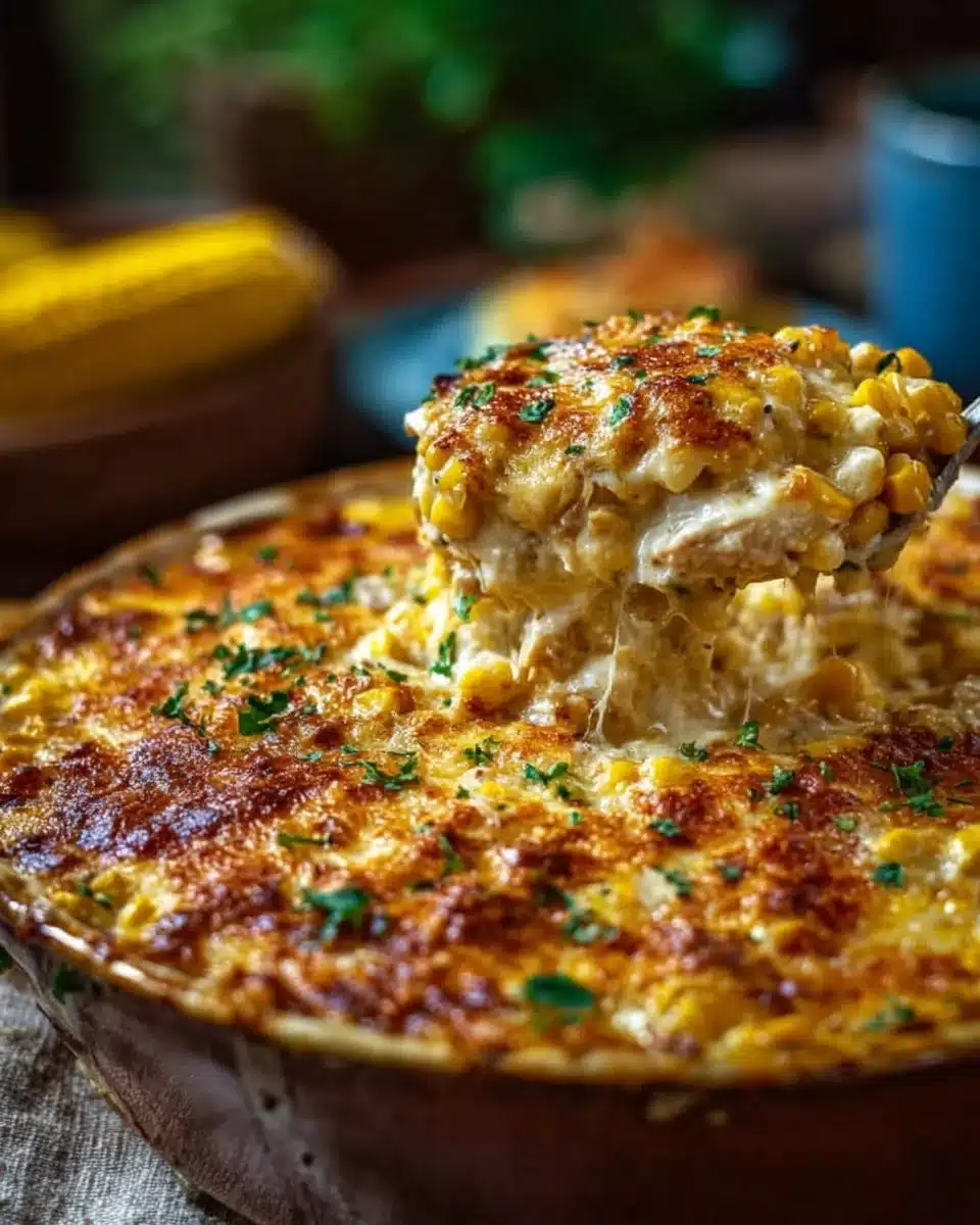 Street Corn Chicken Casserole