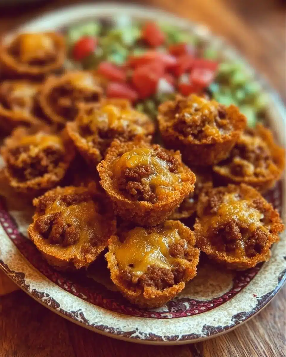 Delicious Taco Ranch Bites served in a bowl with fresh ingredients