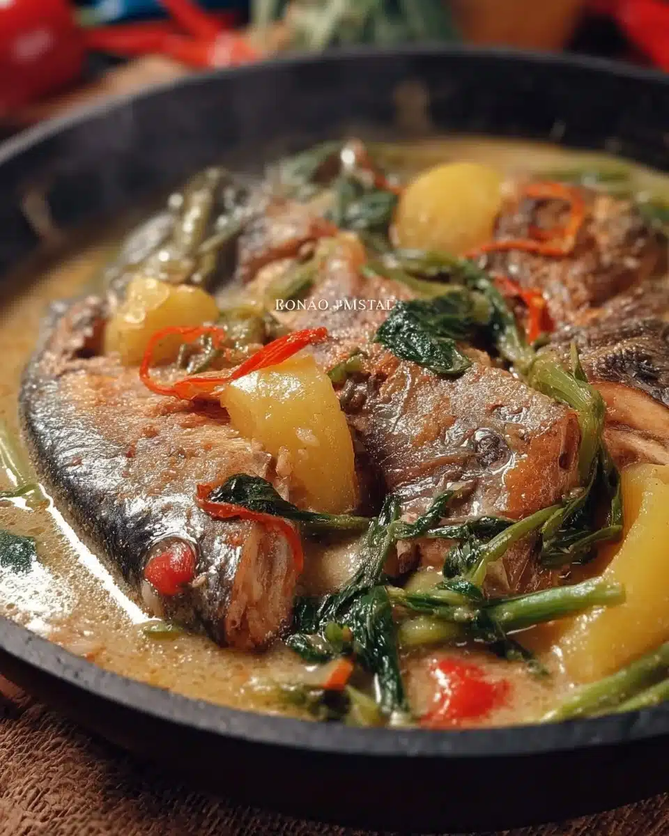 Tasty Stewed TAMBAKOL Fish