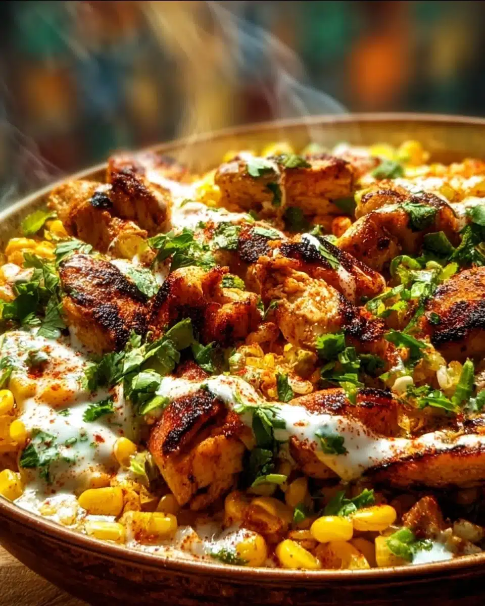 Tasty Street Corn Chicken Bowl