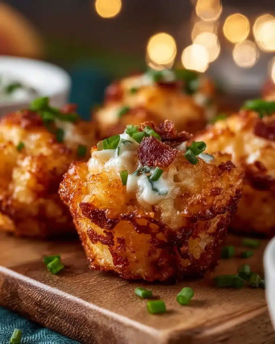 Tater Tot Appetizer Cups