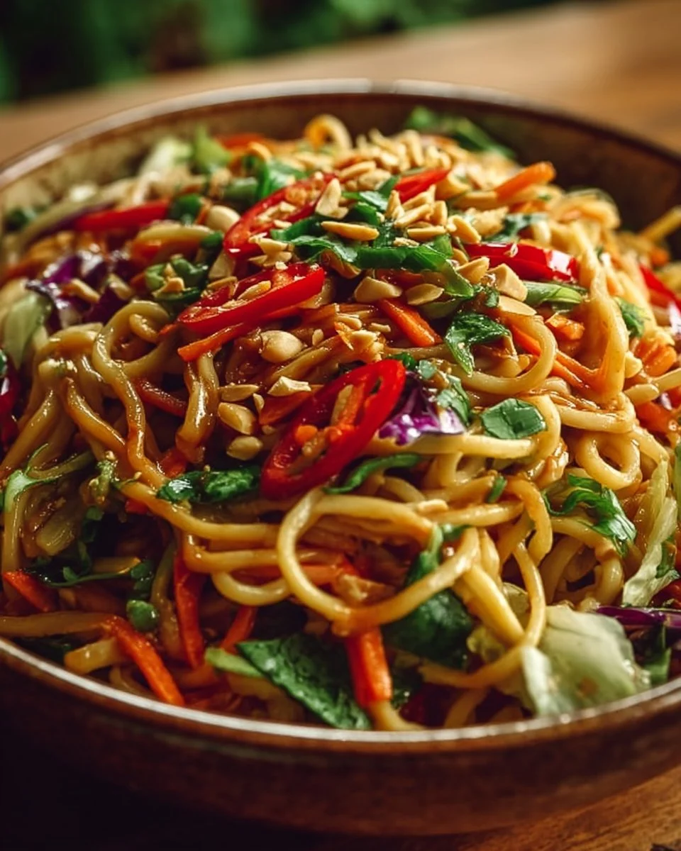 Thai Peanut Noodle Salad