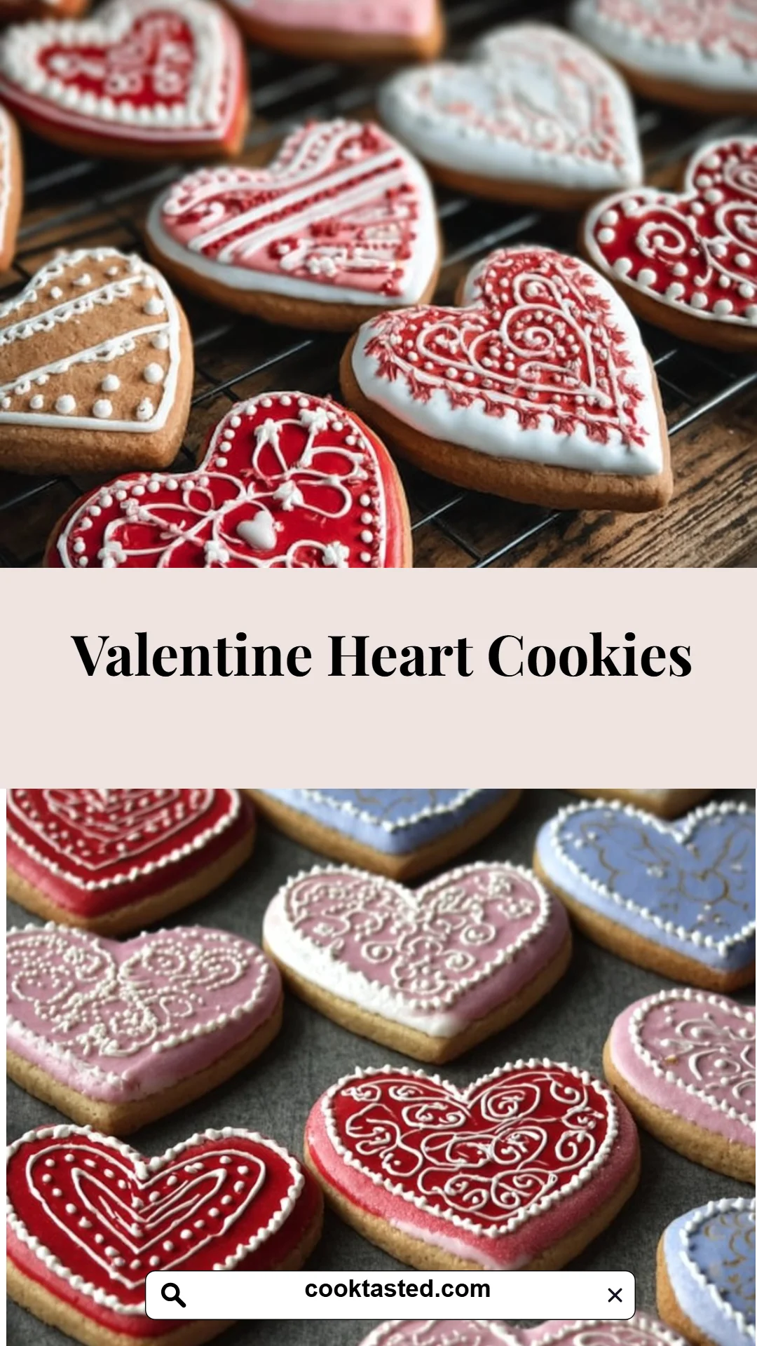 Valentine Heart Cookies