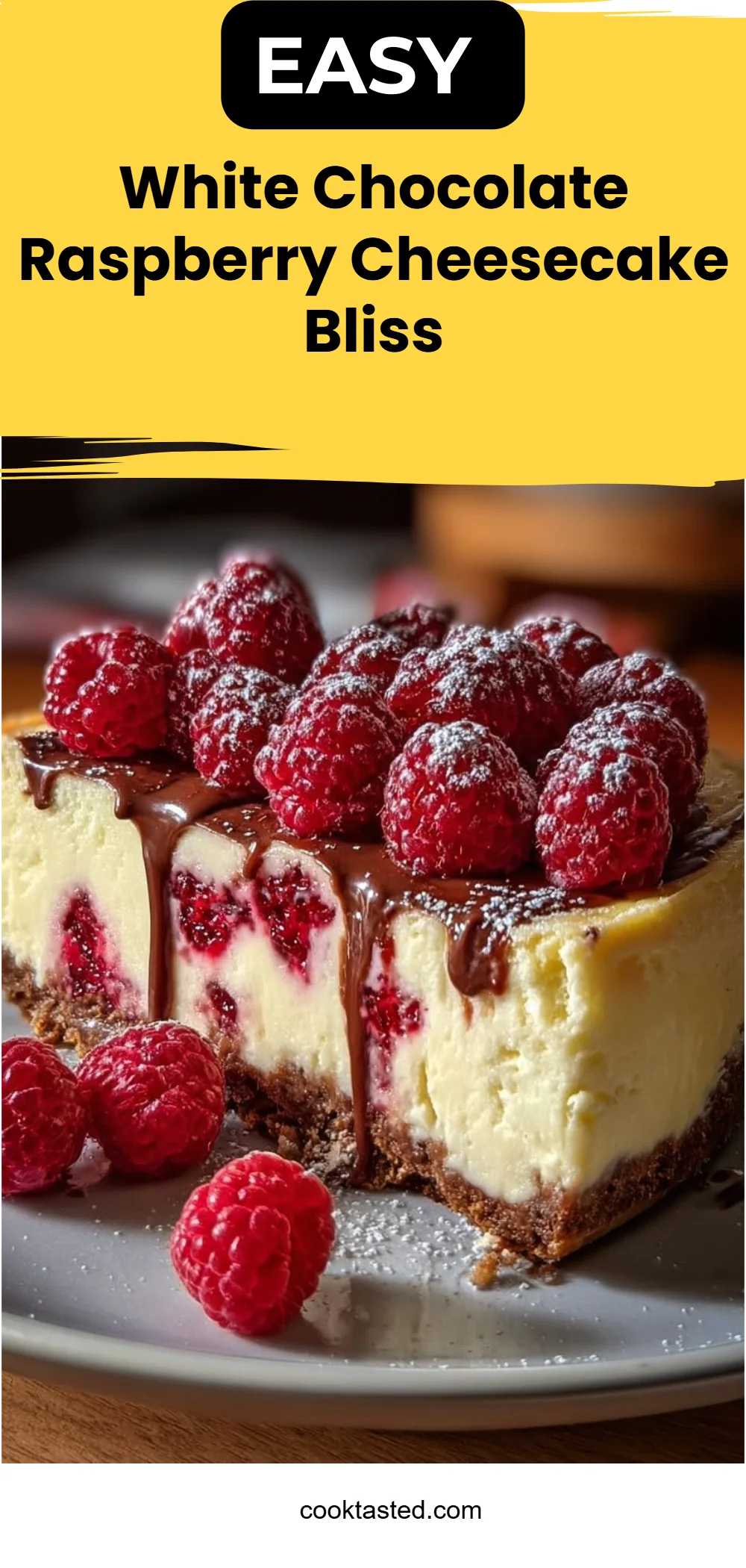 White Chocolate Raspberry Cheesecake Bliss
