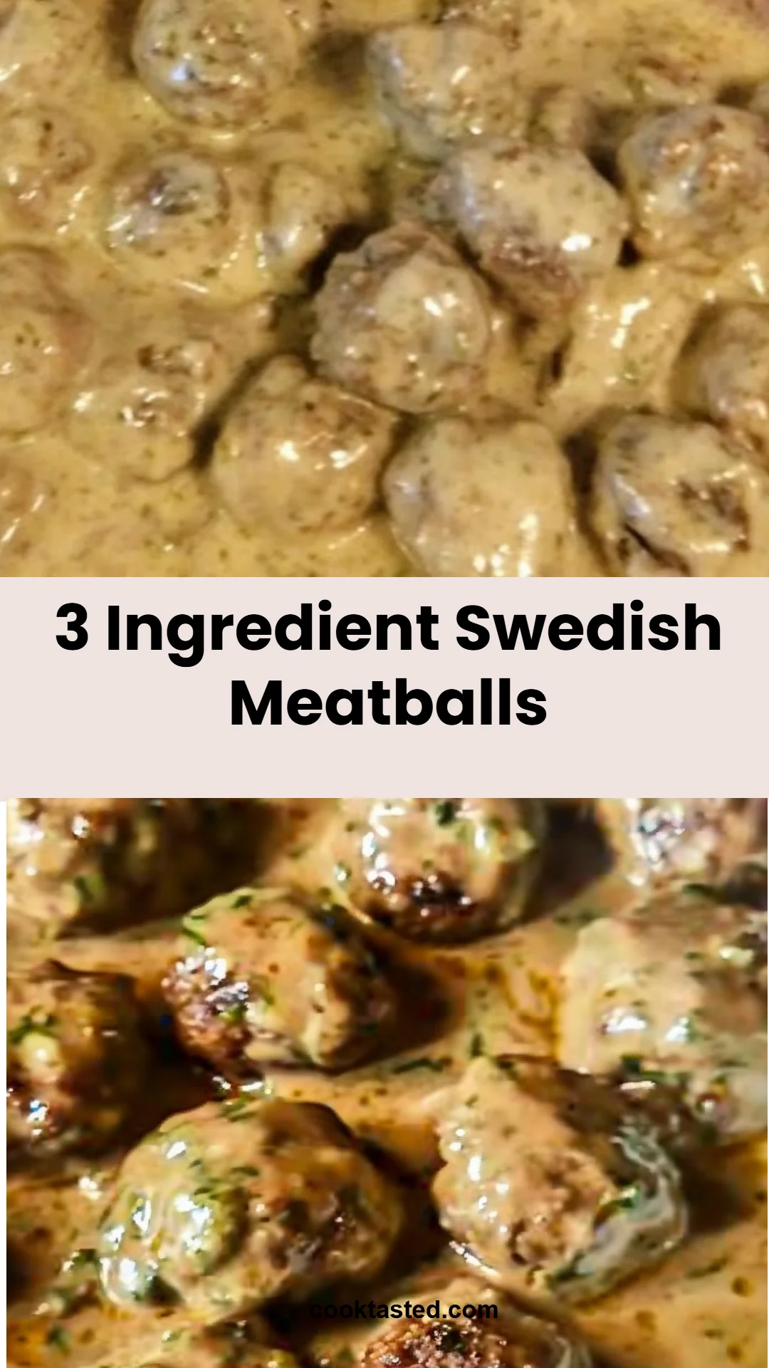 3 Ingredient Swedish Meatballs